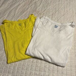 Reebok Sheer Workout T-Shirts (2) Size 22/24